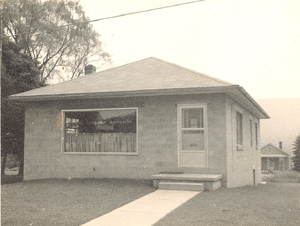 The Hegins Township Authority building as it appeared after construction in 1957.